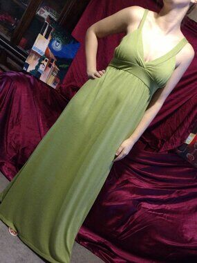Geri C. NY Maxi Dress Green Sz. Large